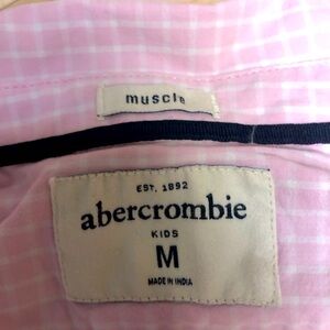Abercrombie pink button up
